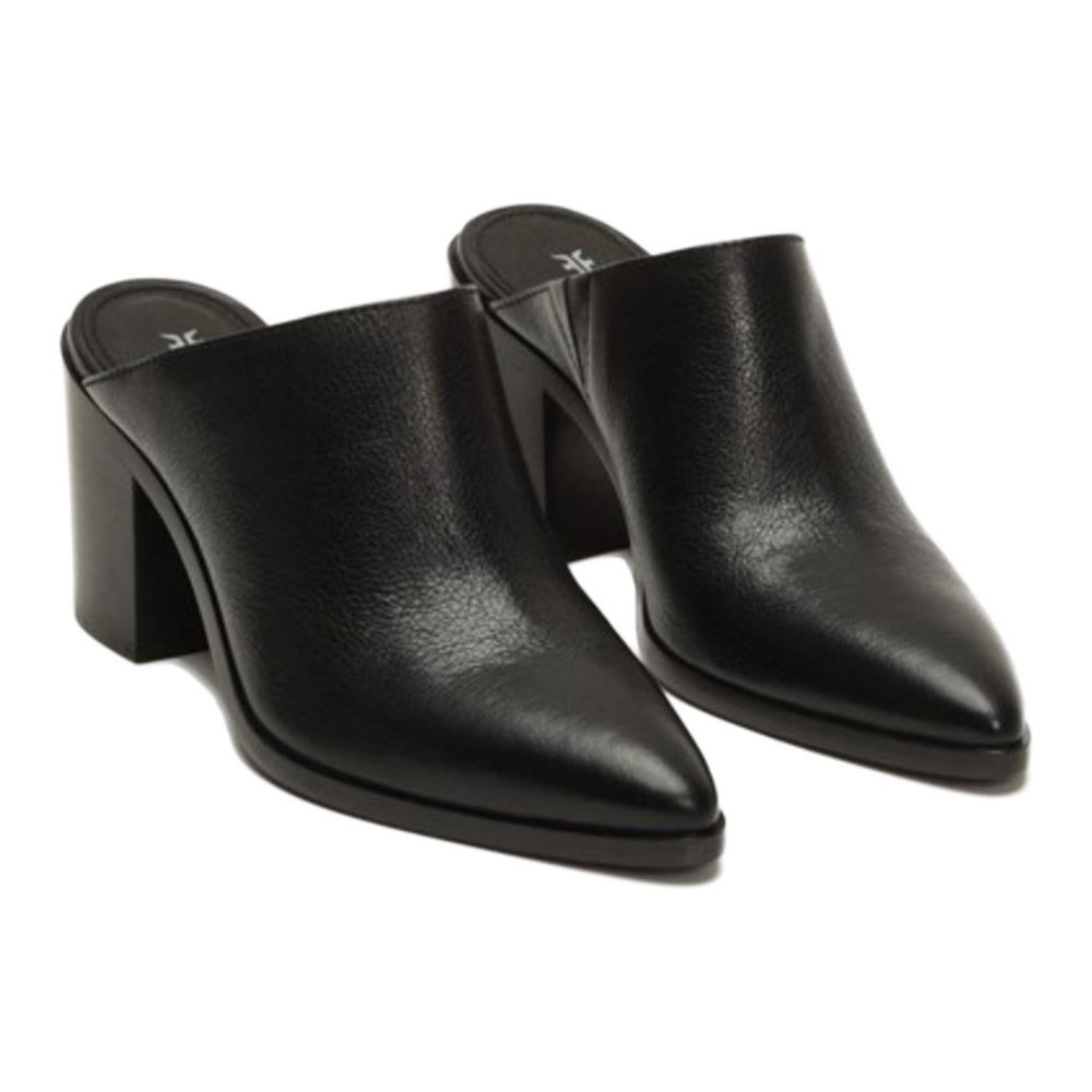 Frye Flynn Mules Leather Black